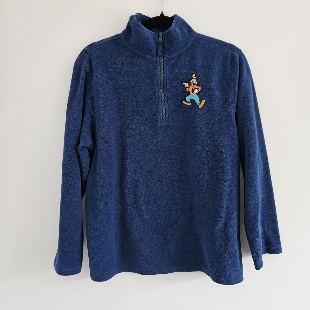 Disney Goofy Quarter-Zip Fleece with Embroidered Character